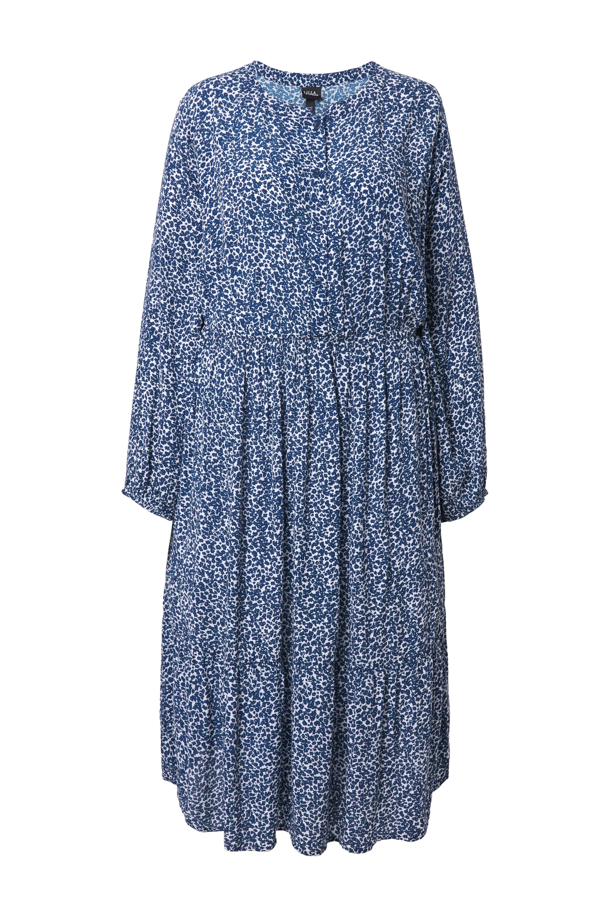 Ulla Popken Jurk in Blauw: voorkant