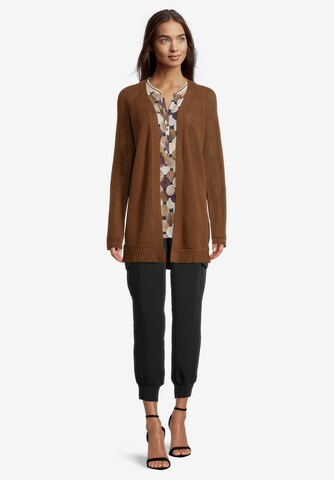 Betty & Co Knit Cardigan in Brown