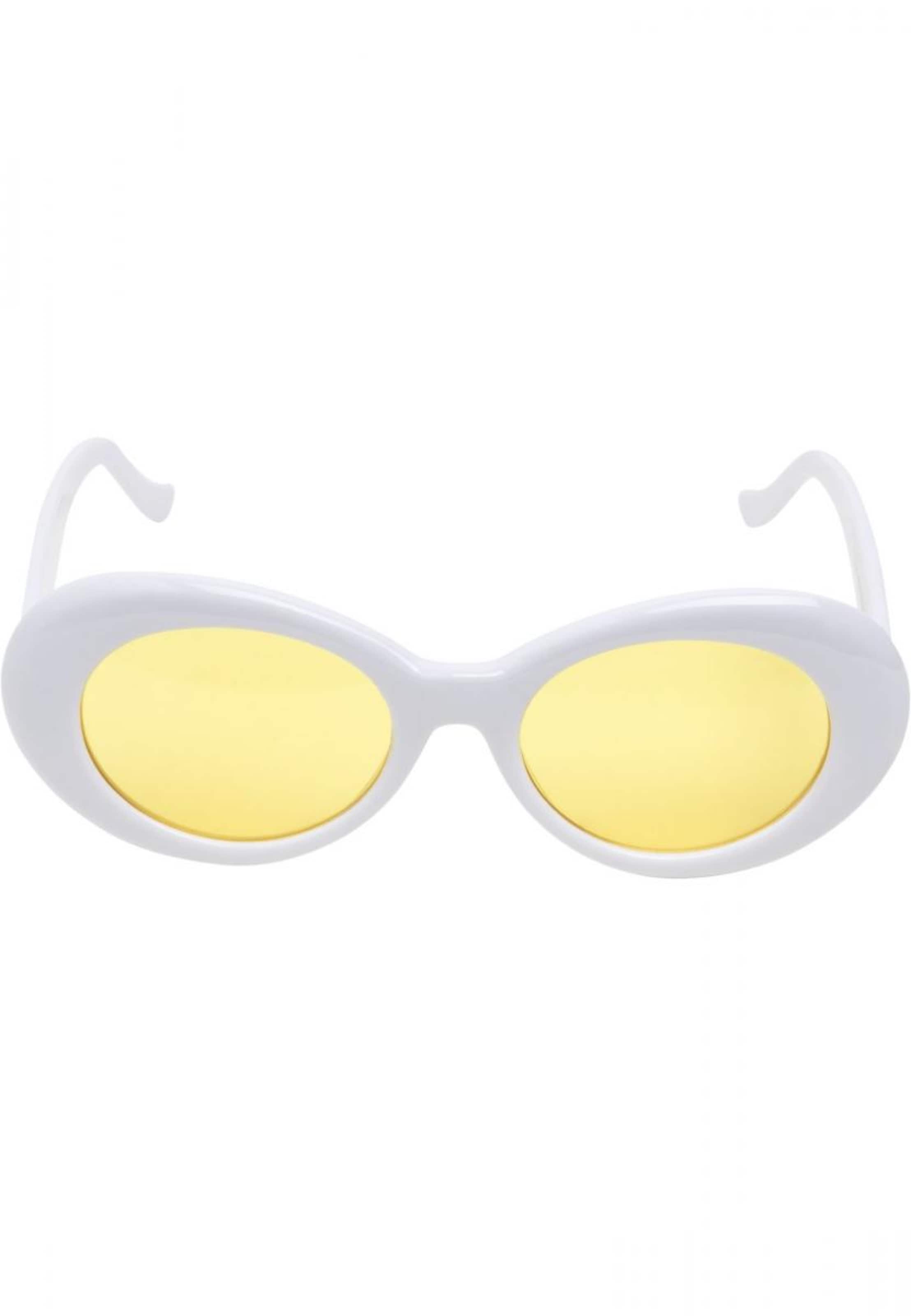 Lunettes de soleil Urban Classics en blanc : devant