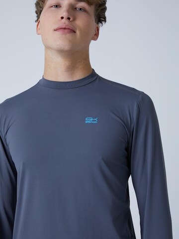 SPORTKIND Performance shirt 'Langarmshirt High-Neck' in Grey