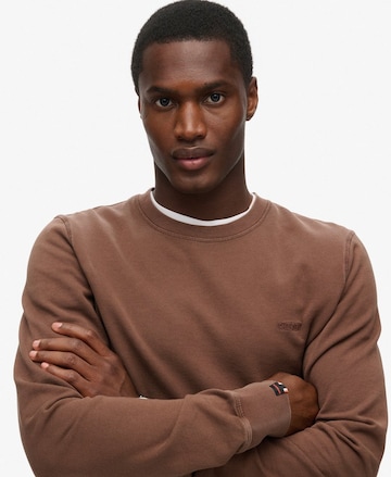 Sweat-shirt Superdry en marron