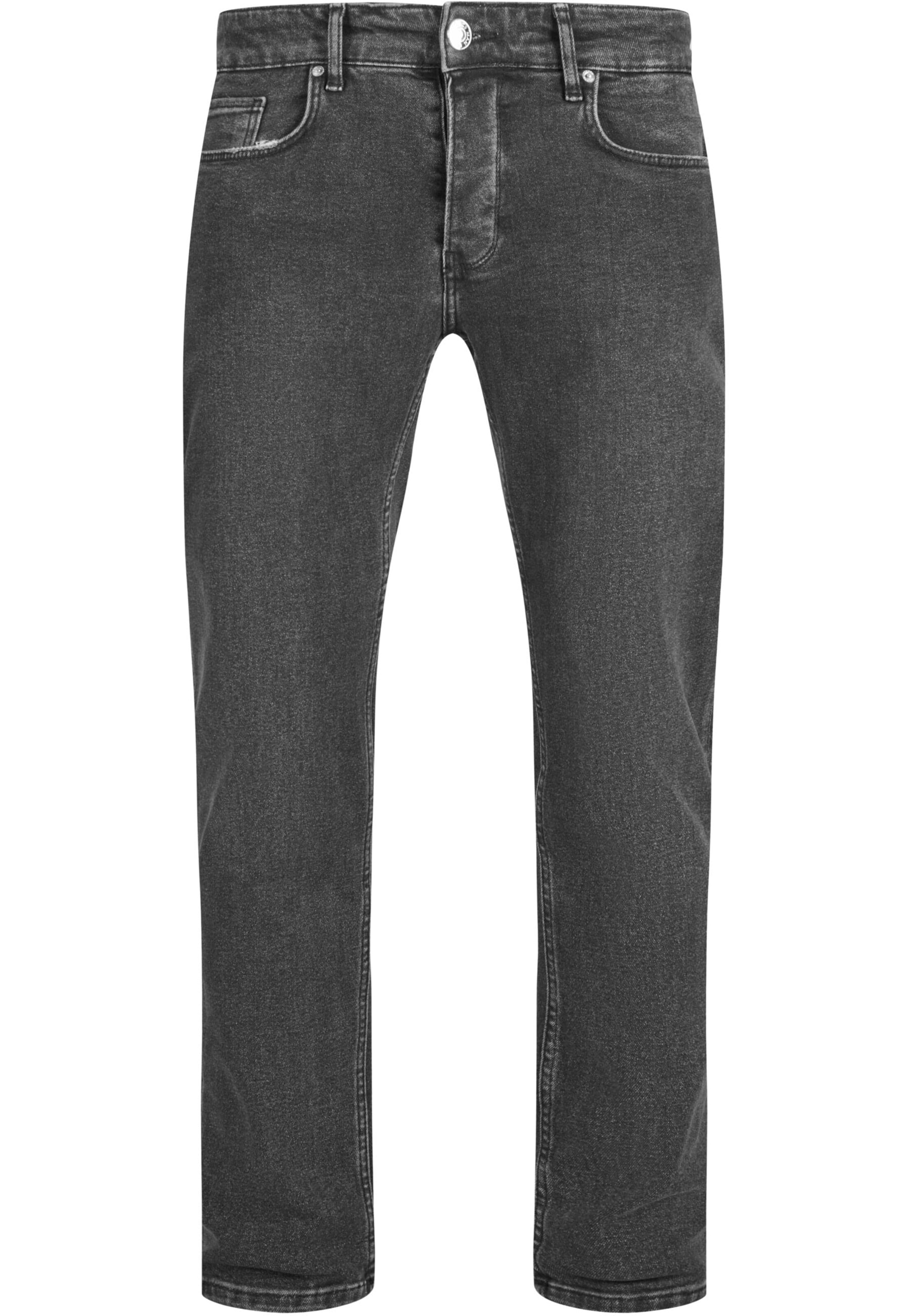 2Y Premium Tapered Jeans in Grey: front