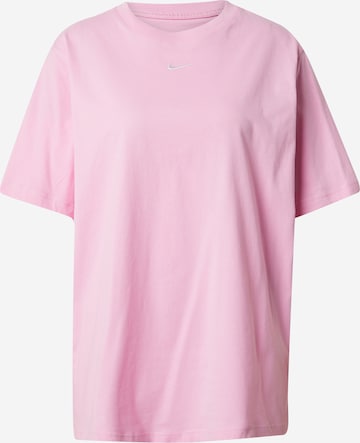 Nike Sportswear T-Shirt 'Essentials' in Pink: predná strana