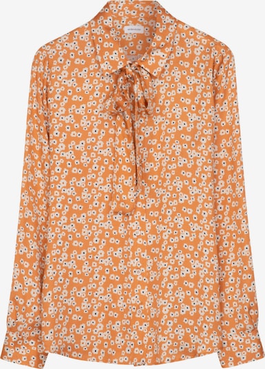 SEIDENSTICKER Schluppenbluse ' Schwarze Rose ' in orange, Produktansicht