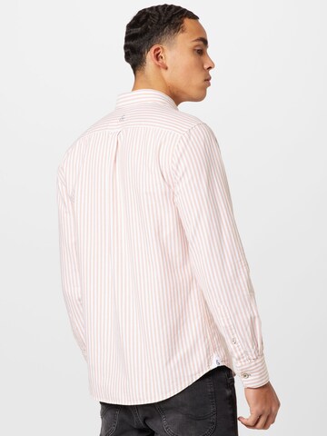 COLOURS & SONS Regular fit Button Up Shirt 'Oxford' in Orange