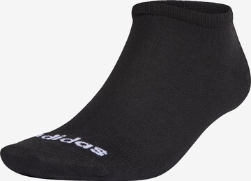 ADIDAS SPORTSWEAR - Calcetines deportivos 'No-Show' en negro: frente