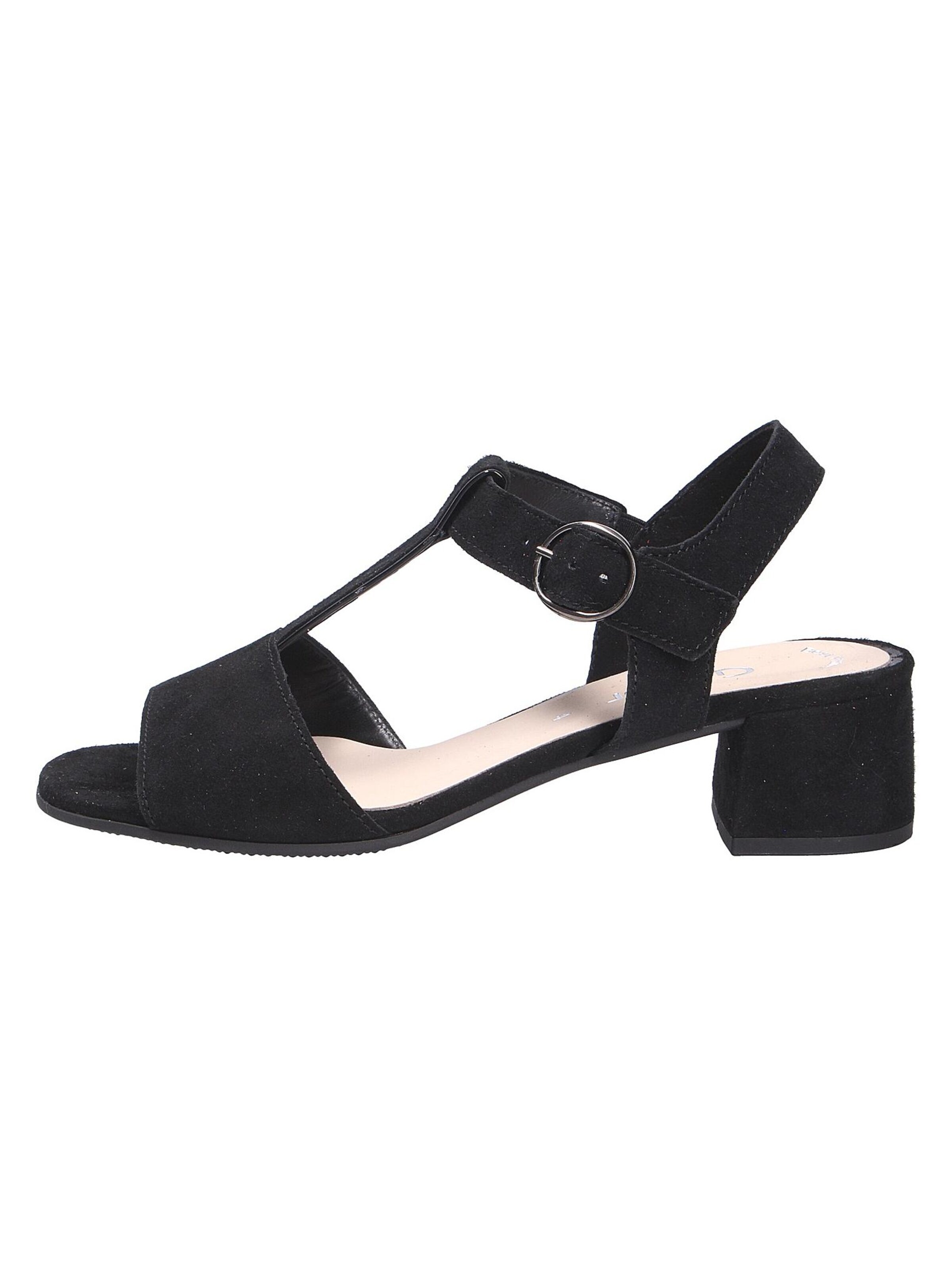 GABOR Strap Sandals in Black