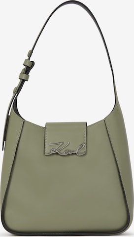 Sac bandoulière Karl Lagerfeld en vert : devant