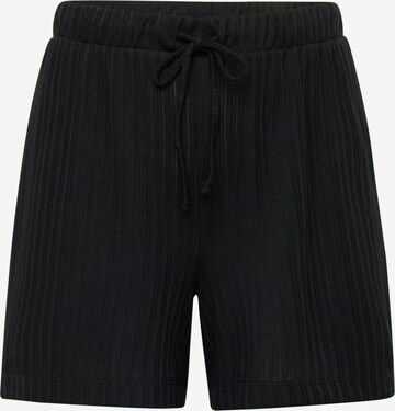 Vero Moda Curve Wide Leg Shorts 'OLIVA' in Schwarz: predná strana