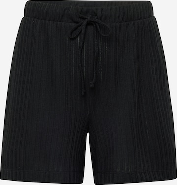 Vero Moda Curve - Pierna ancha Pantalón 'OLIVA' en negro: frente