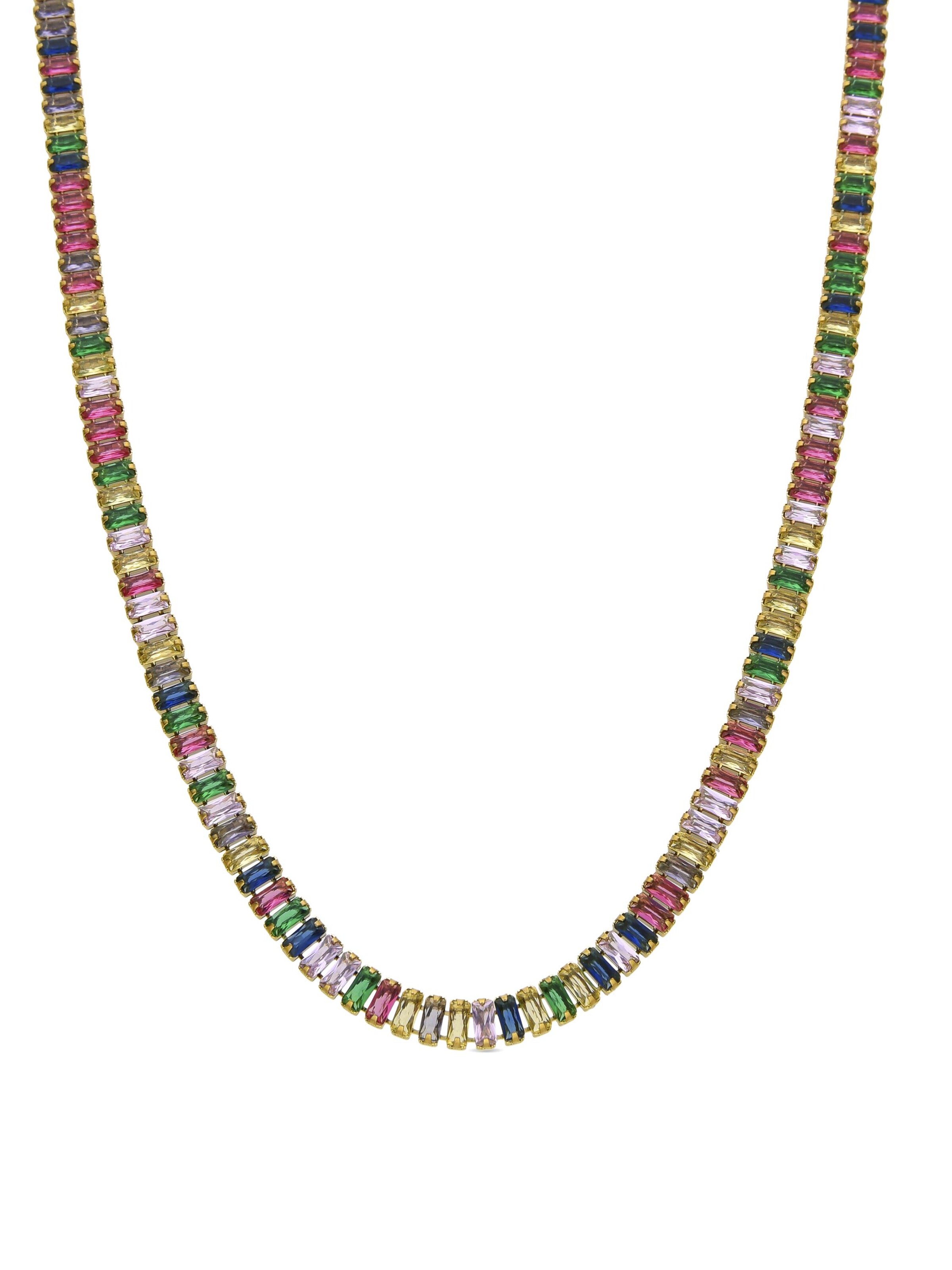 Luxenter Kette 'Gorys'‌ in Mischfarben: Vorderseite