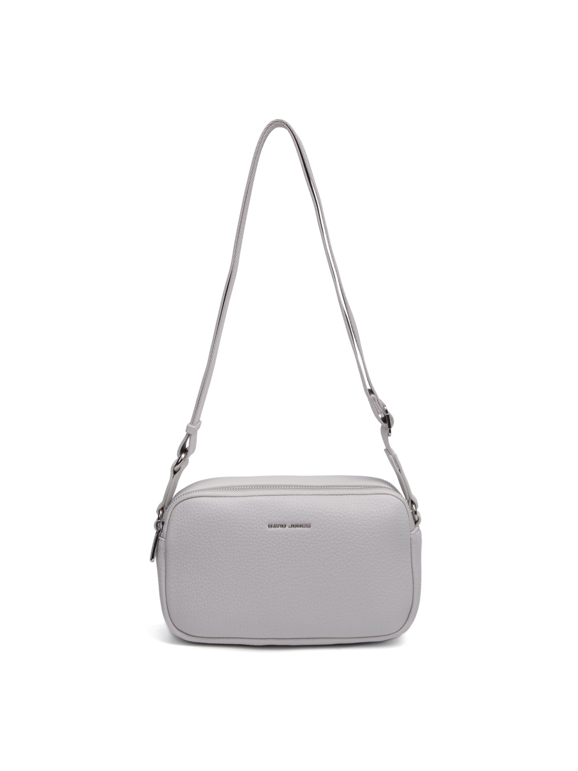 Borsa a tracolla 'Borsa a Tracolla David Jones Texture Grana Fine Doppio Scomparto' di David Jones in beige