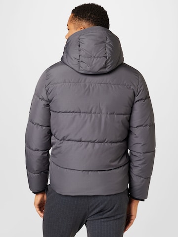 HOLLISTER Winter Jacket in Grey