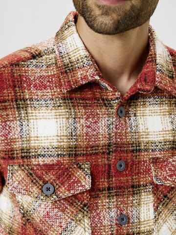 PADDOCKS Regular fit Button Up Shirt in Red