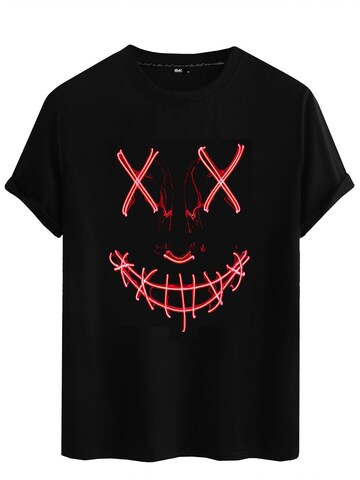RMK Shirt 'Basic Vintage Smile' in Black: front