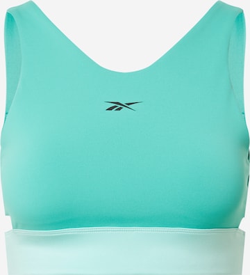 Reebok Bustier Sports-BH i blå: forside