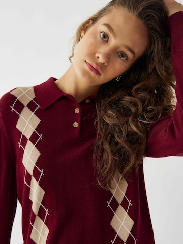 Noella Overdel ' N-Maxine Knit ' i rød