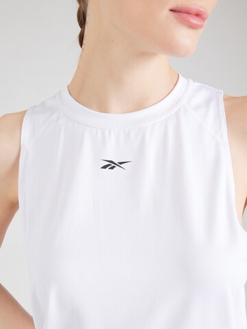 Reebok Спортивный топ в Белый