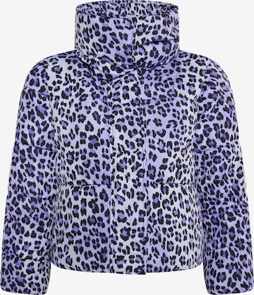 MYMO Zimska jakna | vijolična barva: sprednja stran