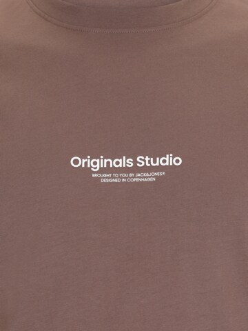 Jack & Jones Plus Shirt 'JORVesterbro' in Brown