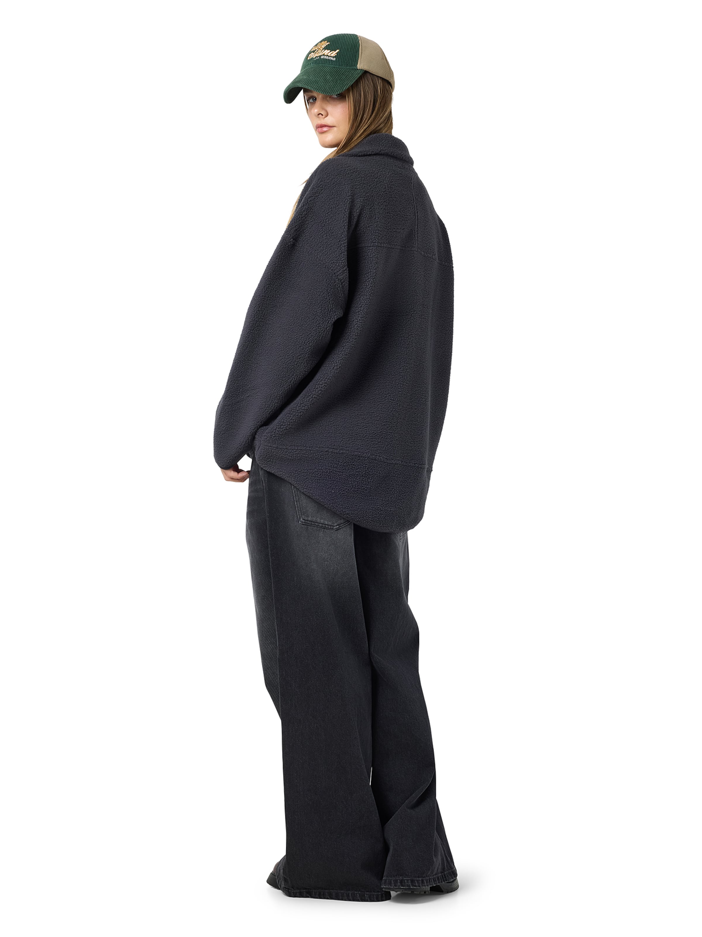 Giacca di pile 'NMCOZY' di Noisy may in grigio