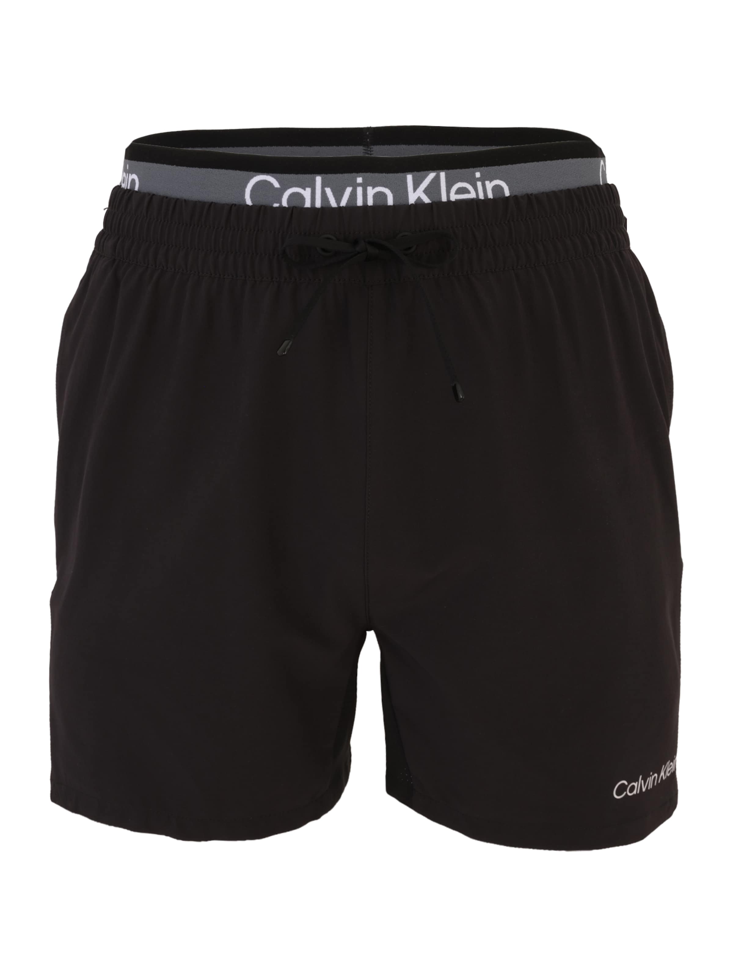 Calvin Klein Swimwear Swimming shorts in Grey / Black / White, Item view