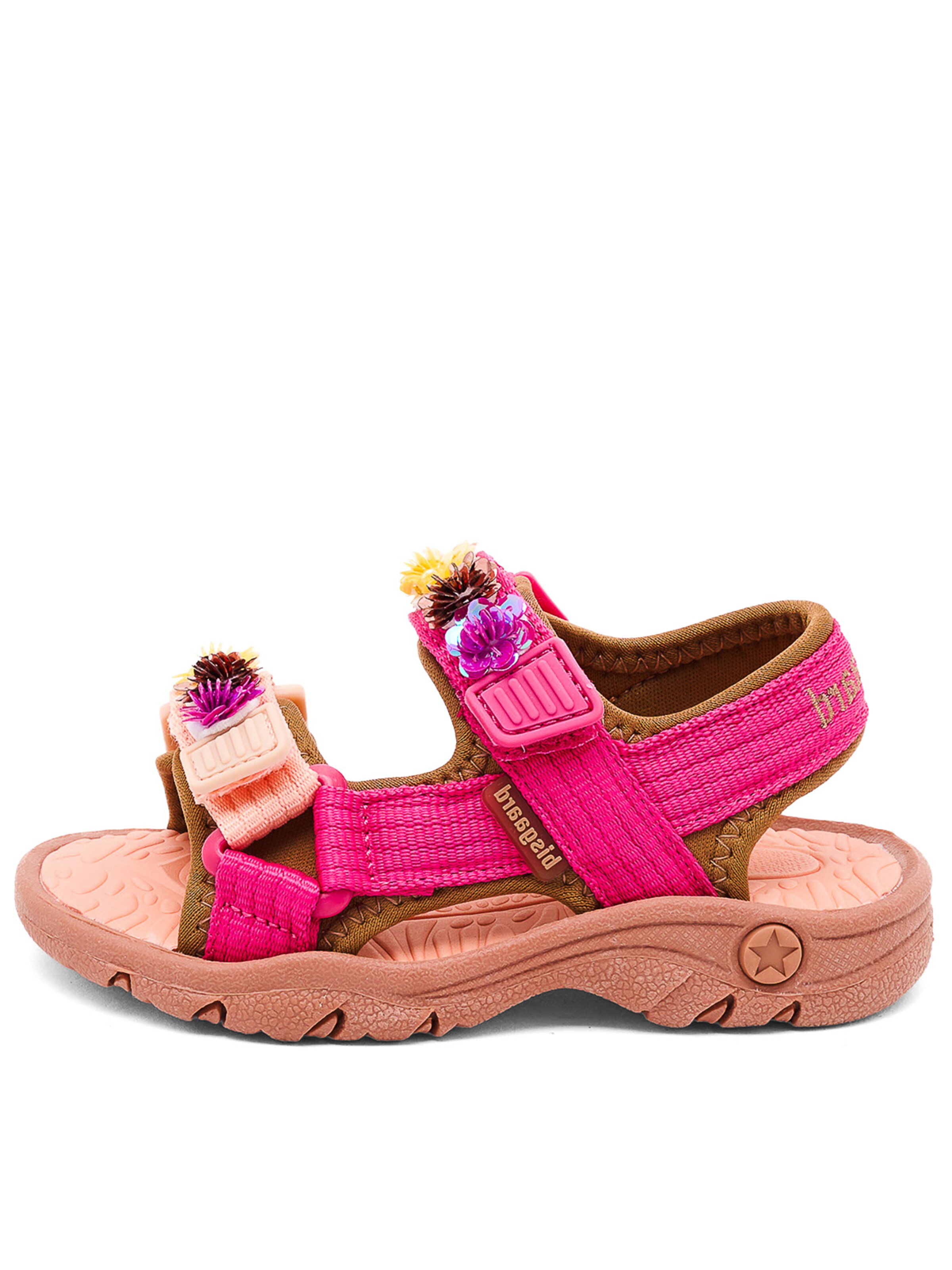 BISGAARD Open schoenen 'Nico' in Roze: zijkant