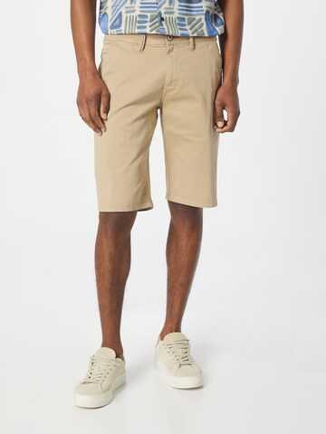 No Excess Regular Shorts in Beige: predná strana