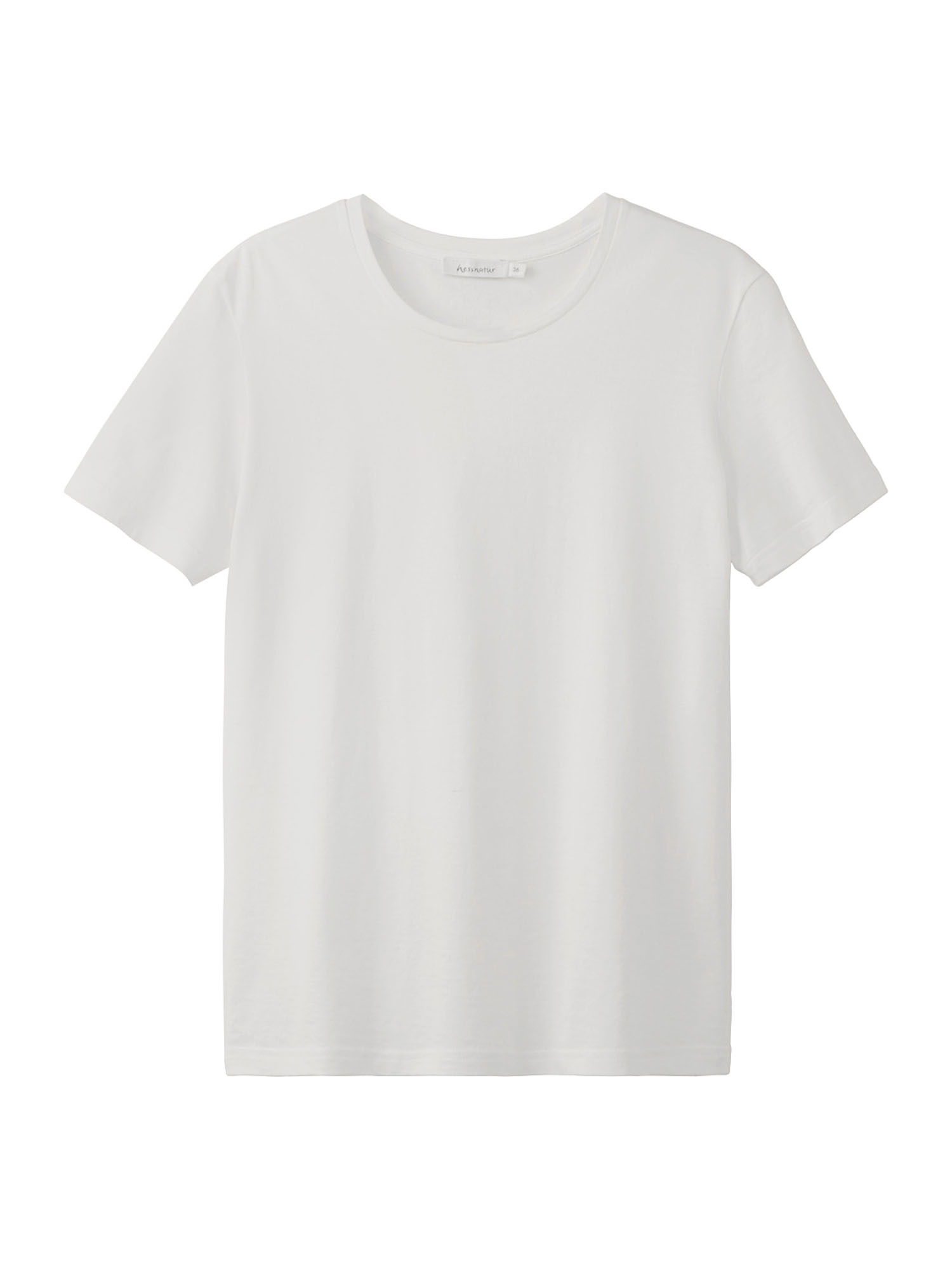 Koszulki & topy tUCnr hessnatur Koszulka w kolorze Naturalna Bielm 