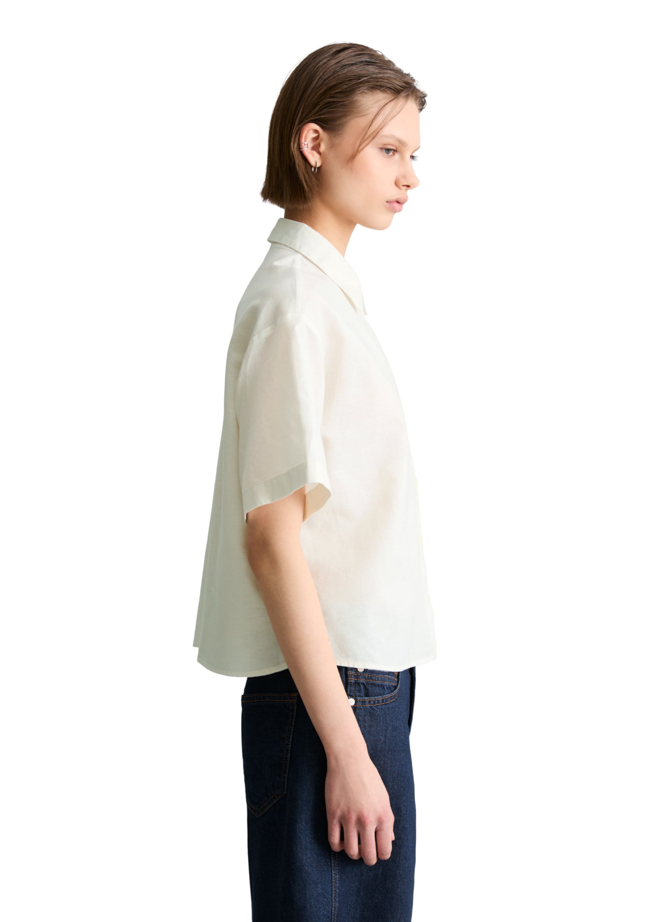 Marc O'Polo DENIM Blouse in Wit
