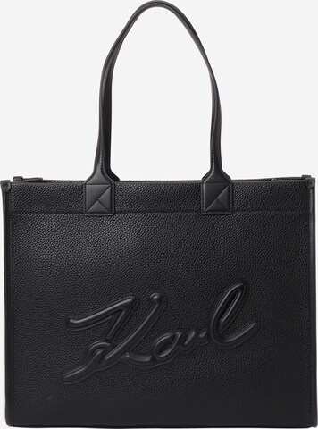 Karl Lagerfeld Μεγάλη τσάντα σε μαύρο: μπροστά