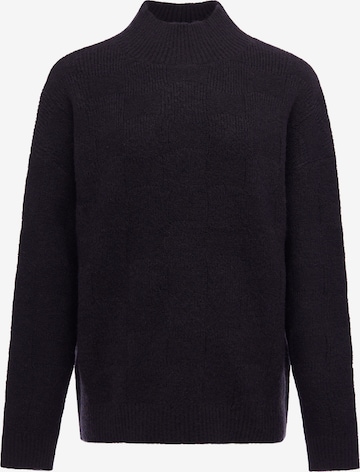 Pull-over usha BLACK LABEL en noir : devant