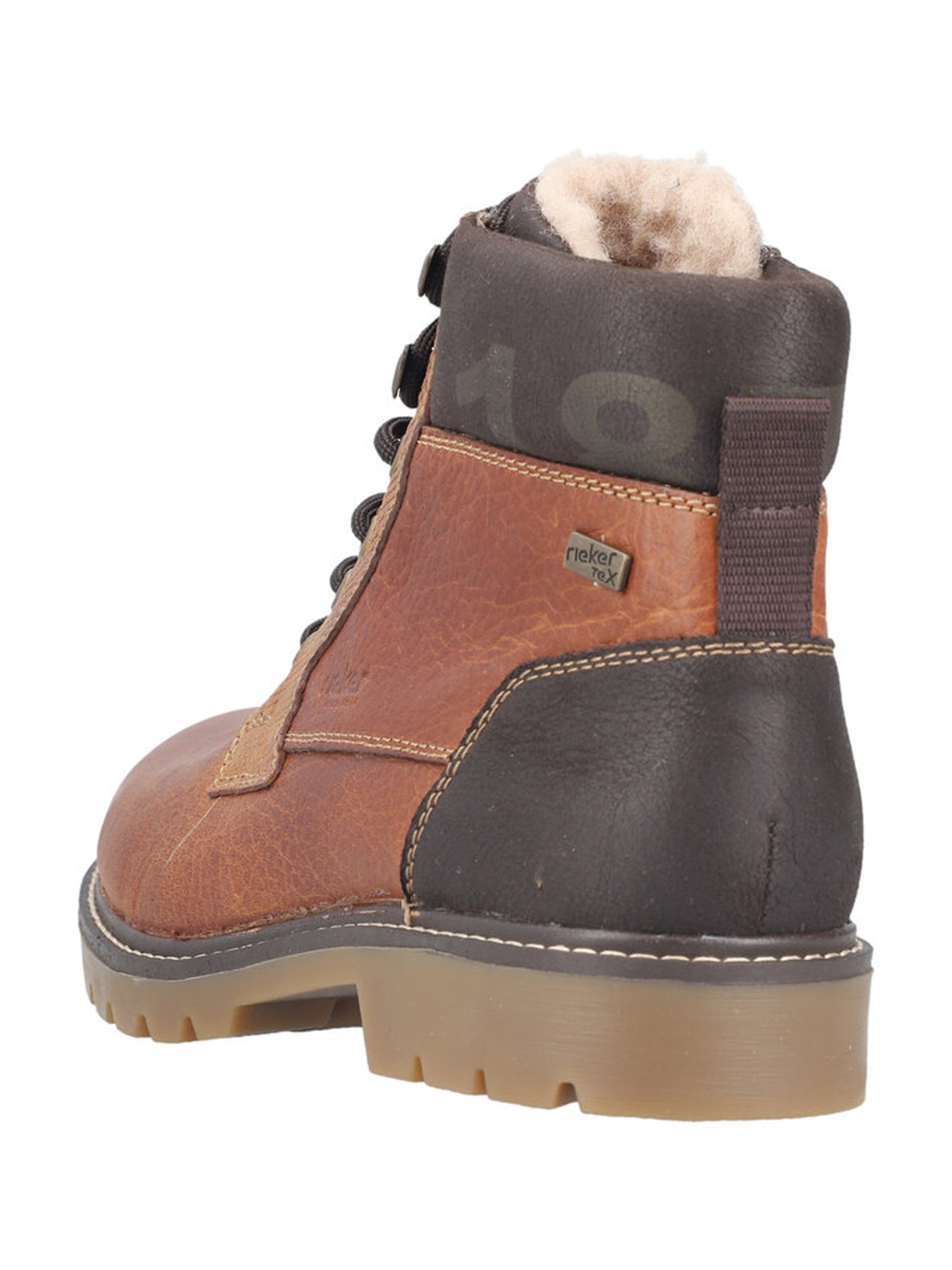 Rieker Μπότες με κορδόνια σε καφέ