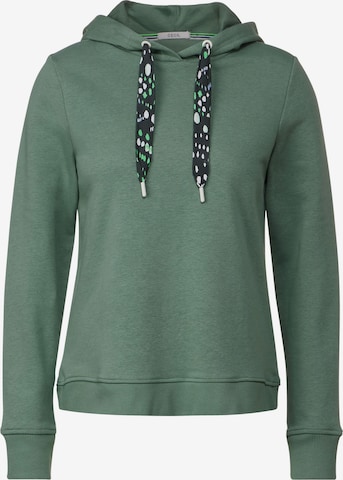 CECIL Sweatshirt in Green: front