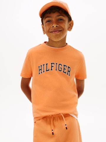 oranžinė TOMMY HILFIGER Marškinėliai: priekis