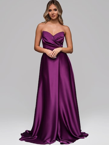 Ombre Abendkleid‌ in Lila