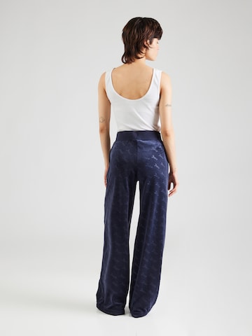 Juicy Couture Wide leg Byxa 'NEVE' i blå