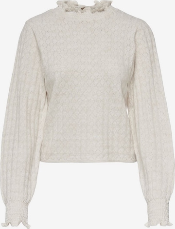 JDY Sweater in White: front