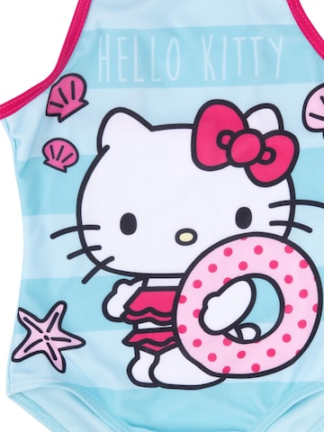 HELLO KITTY Badeanzug 'Summer Love'‌‌‌‌‌ in Blau