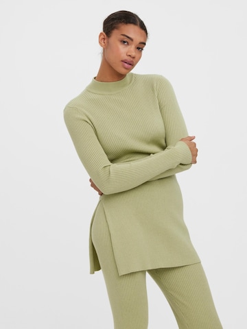 VERO MODA Sweter 'Gold' w kolorze zielony: przód