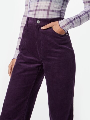 Monki Regular Pants in Purple