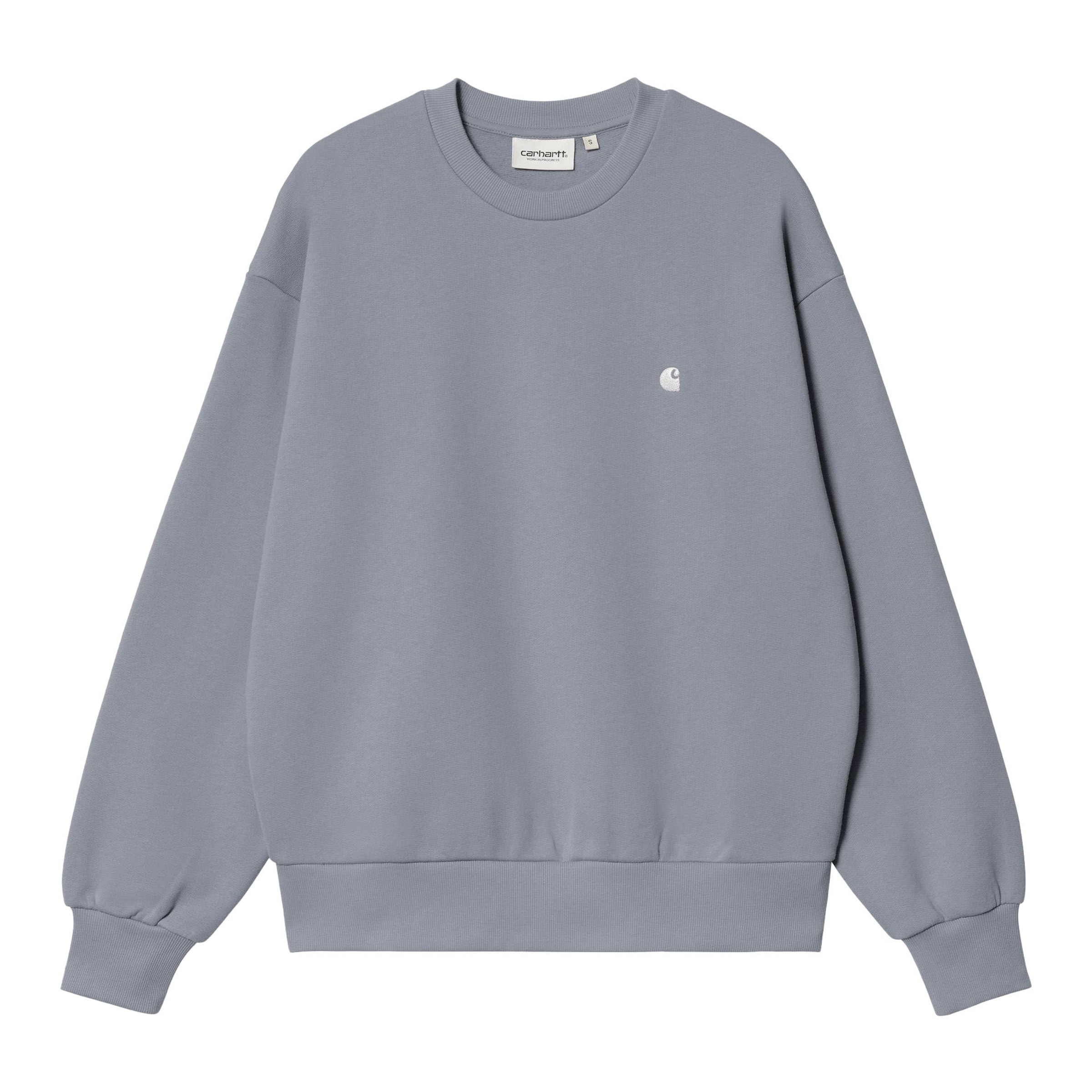 Carhartt WIP Sweatshirt 'Casey' in Grey: front