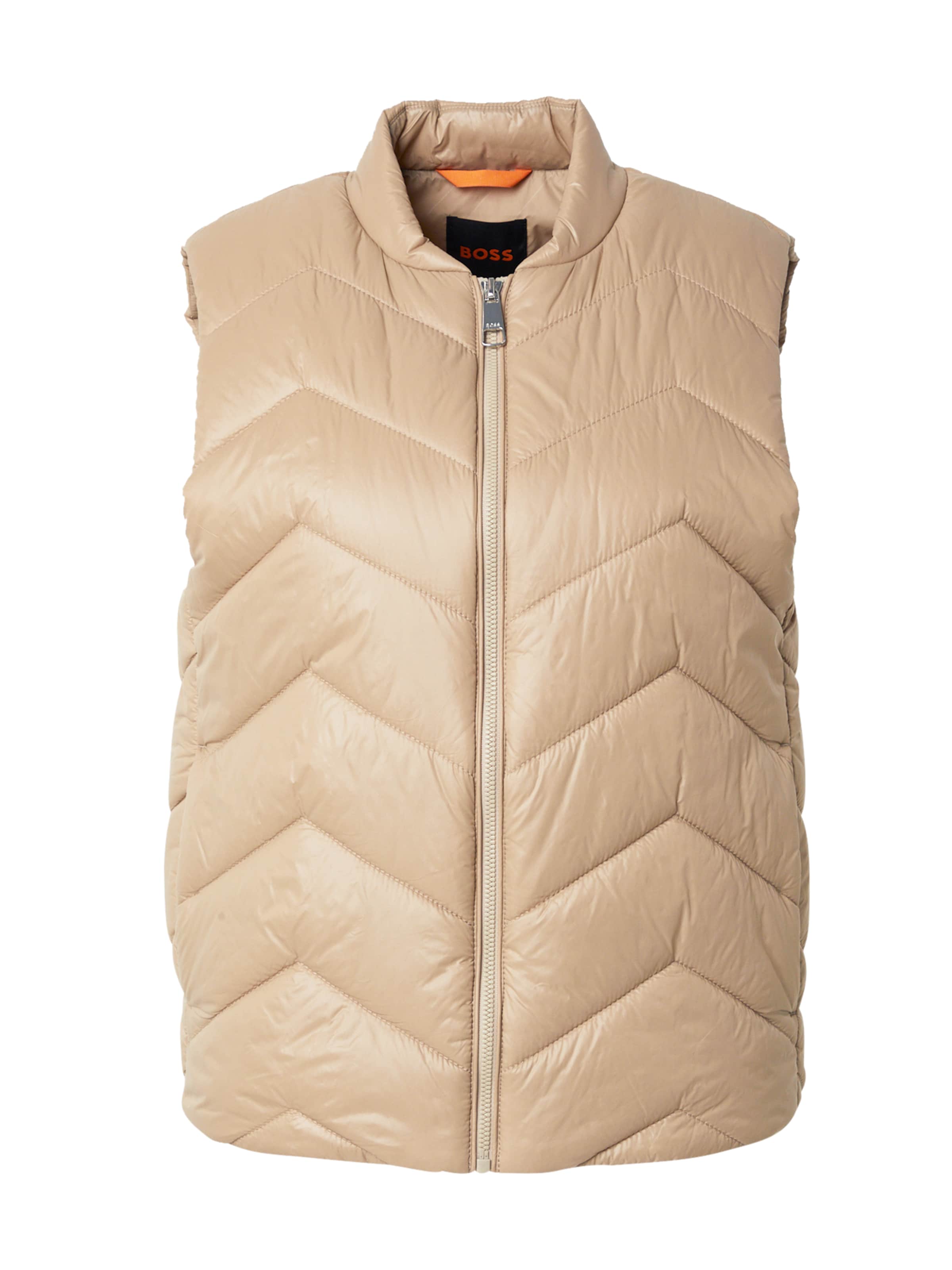 BOSS Vest 'Palattini' in Brown: front