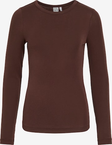 T-shirt ROUGE EDIT en marron : devant
