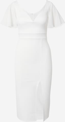 WAL G. Kokteilové šaty 'LEMBERA' - biela: predná strana