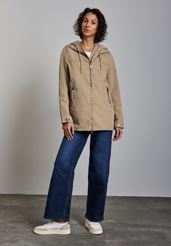 STREET ONE Kurzer Teflon™ Parka in Beige