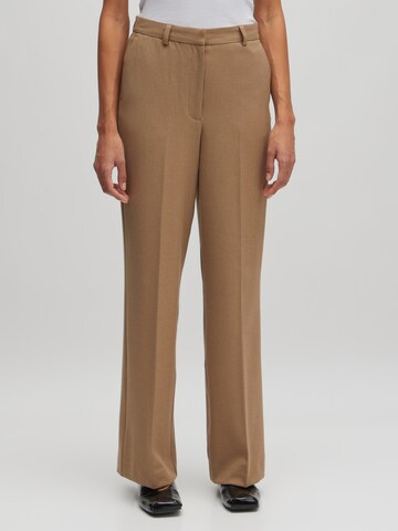 EDITED Regular Trousers 'Lavea' in Beige: front