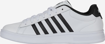 Baskets basses 'Court Tiebreak II' K-SWISS en blanc : devant