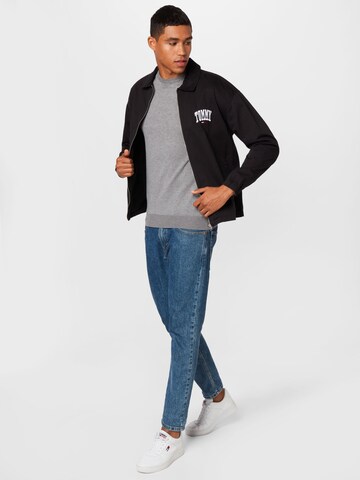 Tommy Jeans Between-Season Jacket 'Harrigton' in Black