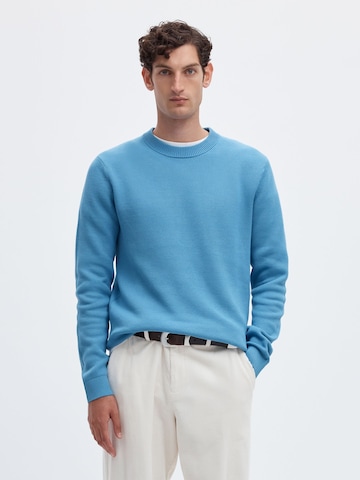 SELECTED Sweter 'SLHDane' w kolorze niebieski: przód